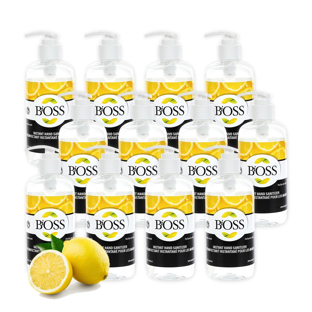 BiOSS Instant Lemon-Scented Gel Hand Sanitizer (500ml) - SafeTMed