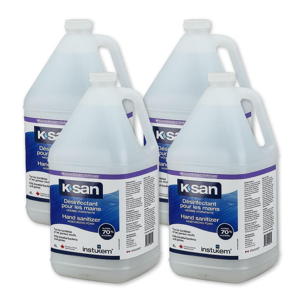 K-SAN Non-Scented Moisturizing Foam Hand Sanitizer (4 Litres) - SafeTMed
