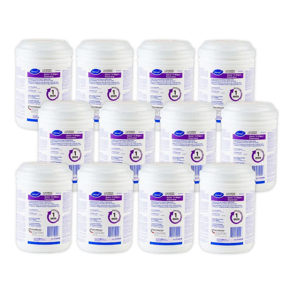 Oxivir Tb Disinfecting Wipes Bulk Pack (12 x 160 Wipes) - Safetmed