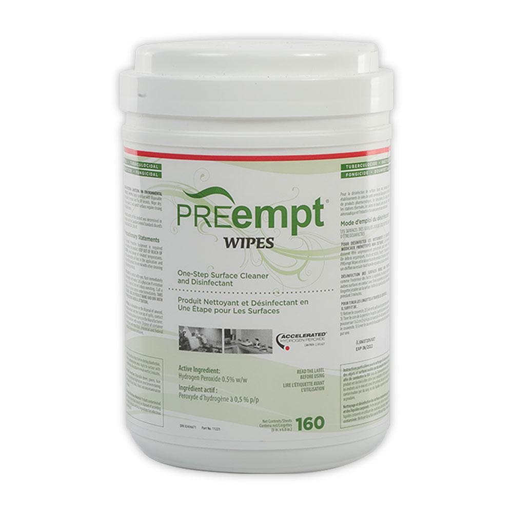 PREempt Disinfecting Wipes (160 Wipes) - Safetmed