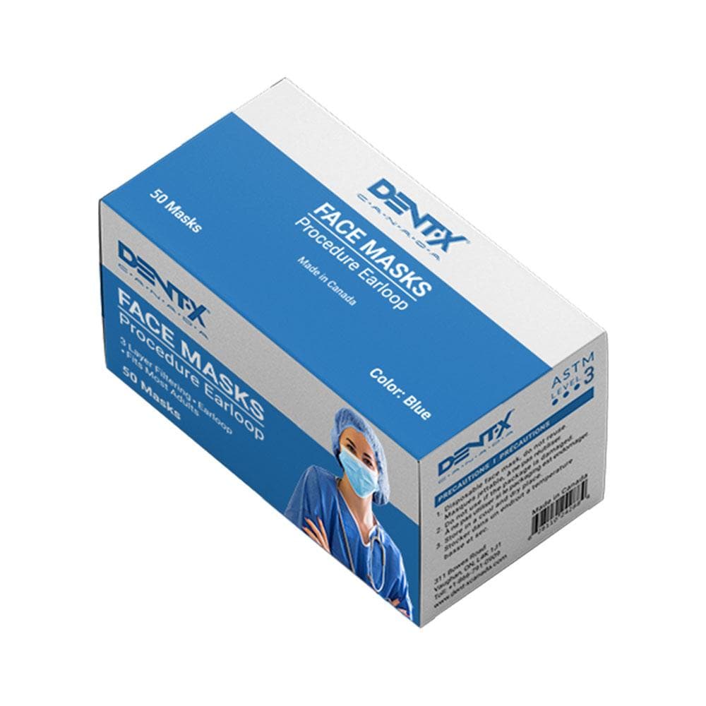 Blue Dent-X ASTM Level 3 Medical Face Masks - Safetmed