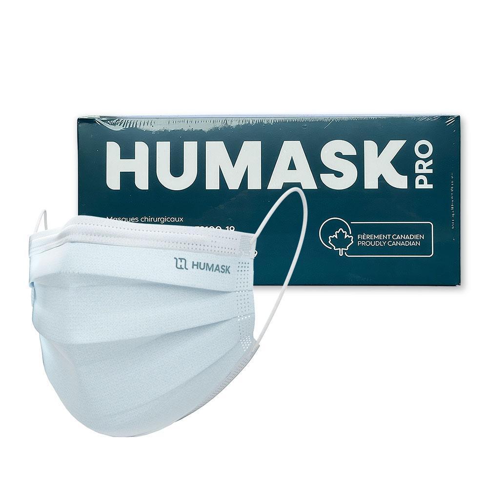 Blue Humask Pro 3000 ASTM Level 3 Medical Face Masks - SafeTMed