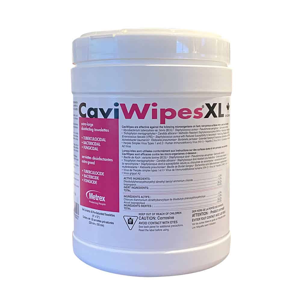 CAVI WIPES XL (60 9” by 12” Wipes) - Safetmed