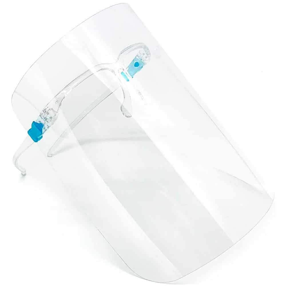 Full Coverage Reusable Safety Face Shields with Glasses Frame - Safetmed