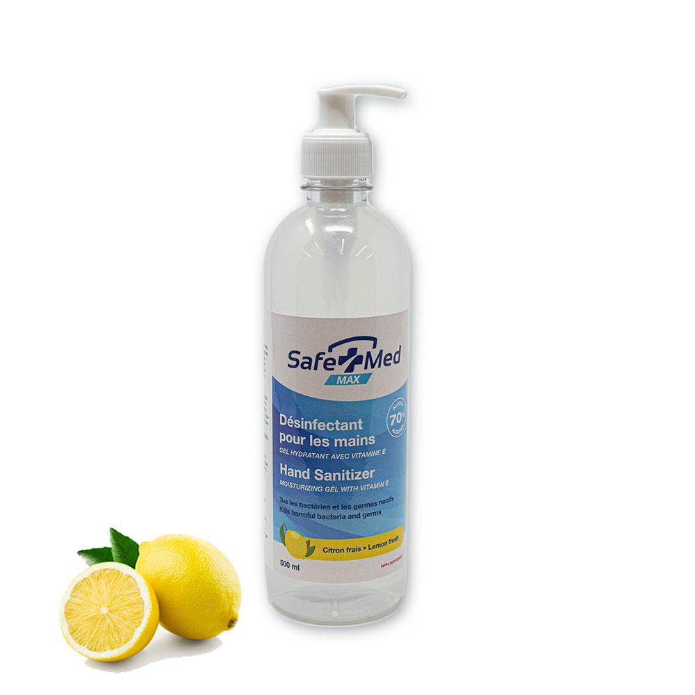 K-SAN Lemon-Scented Gel Hand Sanitizer 500ml - SafeTMed
