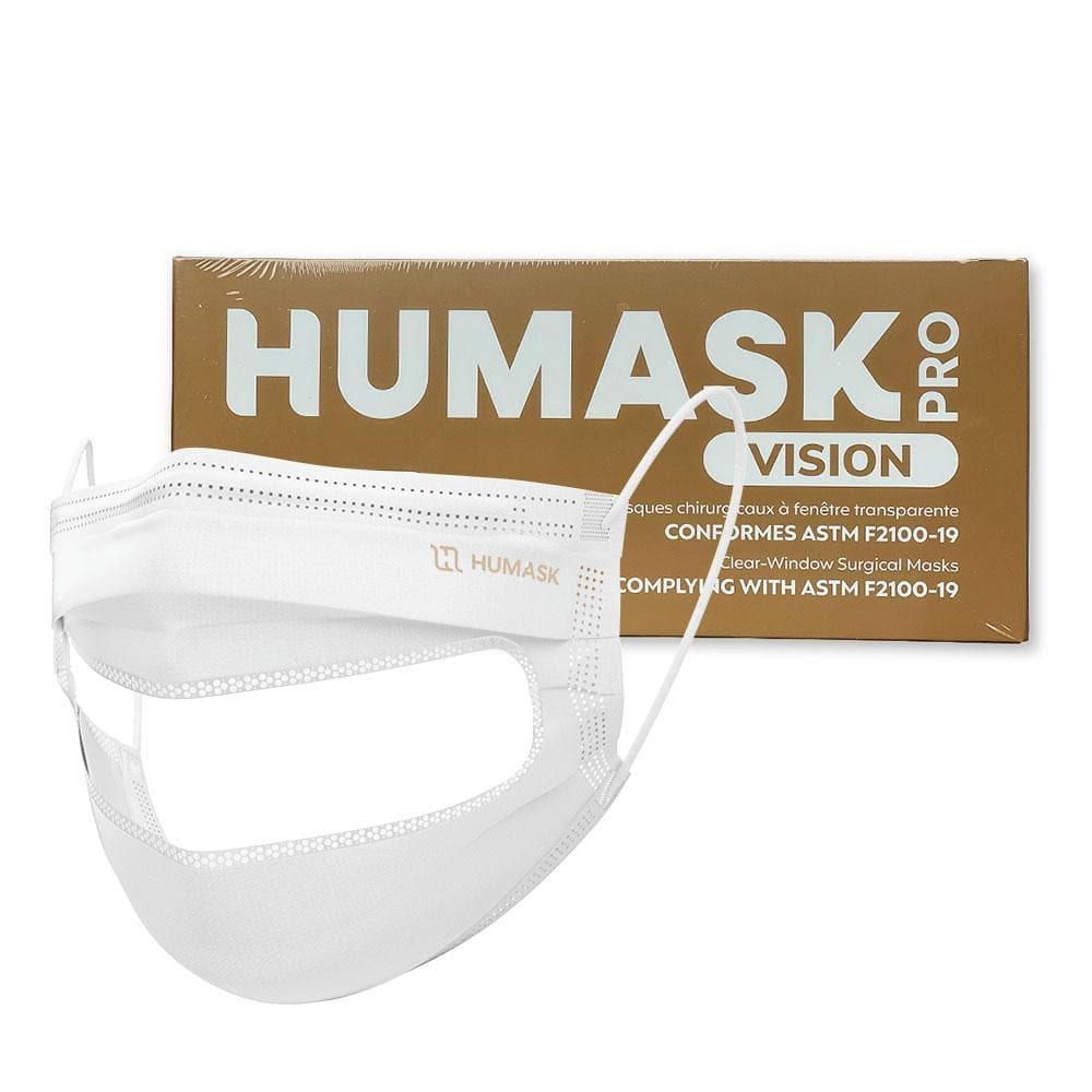Humask White Pro Vision 3000 ASTM Level 3 Medical Face Masks