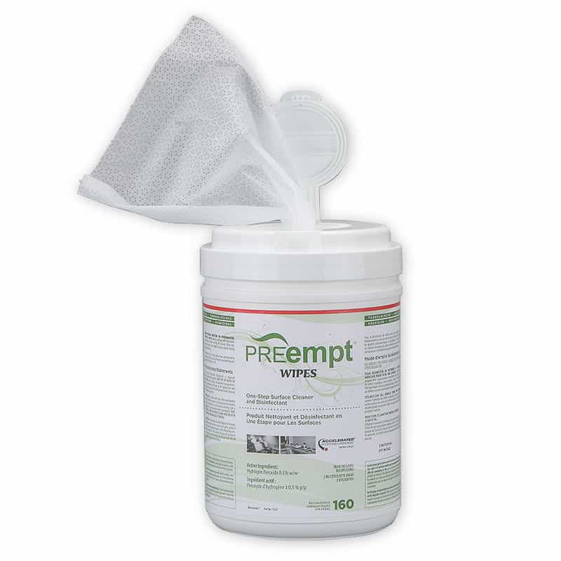 PREempt Disinfecting Wipes (160 Wipes) - Safetmed