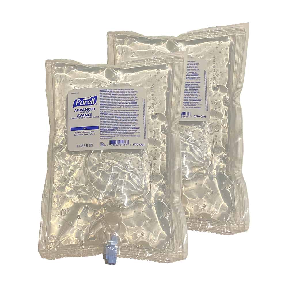 Purell Advanced Hand Sanitizer Gel 1000 ML Refill 2 pack - Safetmed