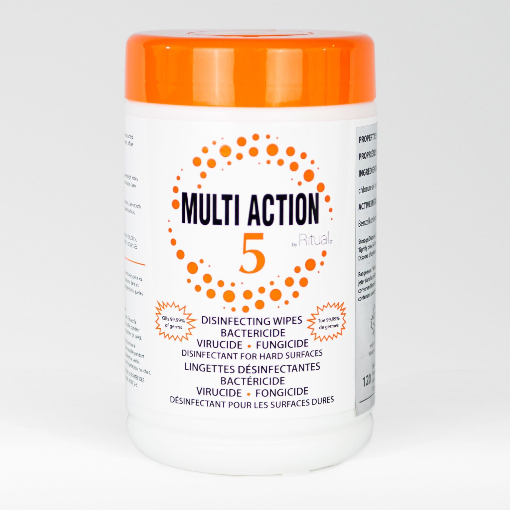 Ritual Multi Action 5 Disinfecting Wipes (120 wipes) - Safetmed