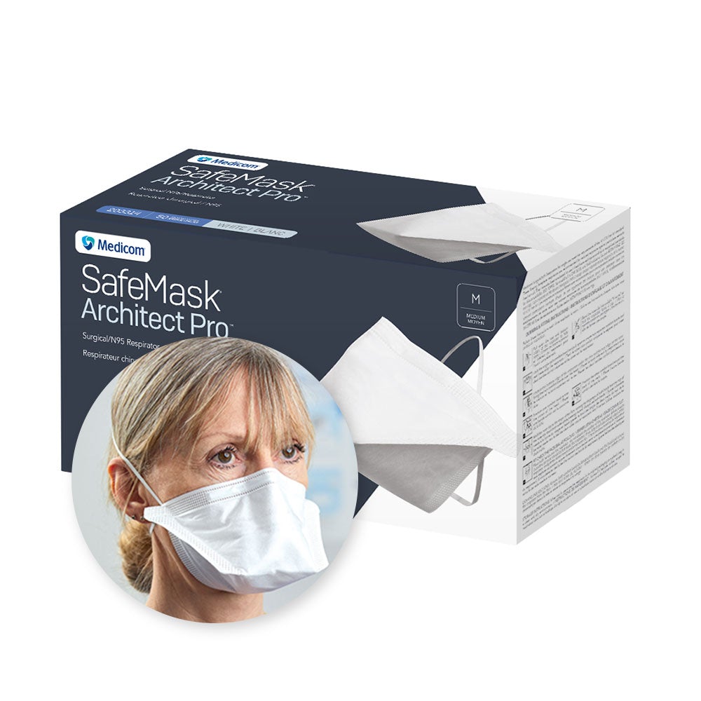 SafeMask Architect Pro N95 Surgical Respirator - Small - SafeTMed