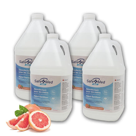 SafeTMed Grapefruit Gel Hand Sanitizer (4 litre Jug) - SafeTMed