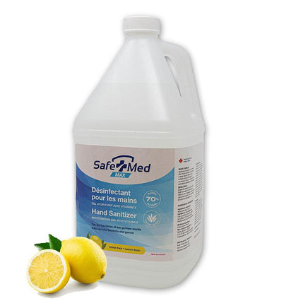 SafeTMed Lemon Gel Hand Sanitizer (4 Litre Jug) - SafeTMed