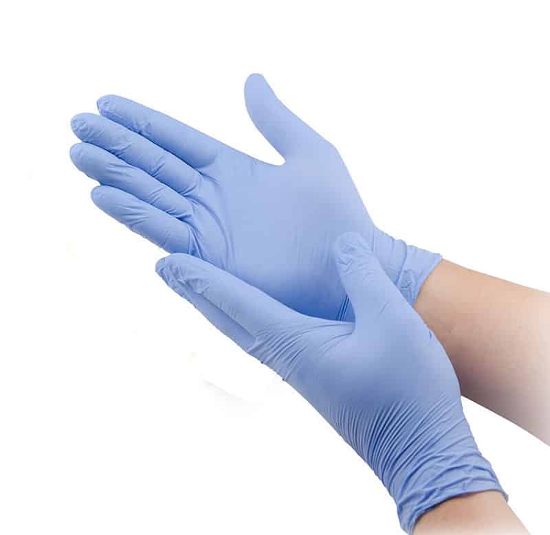 SURETOUCH Blue Nitrile Gloves (100 pack) S/M/L/XL - Safetmed